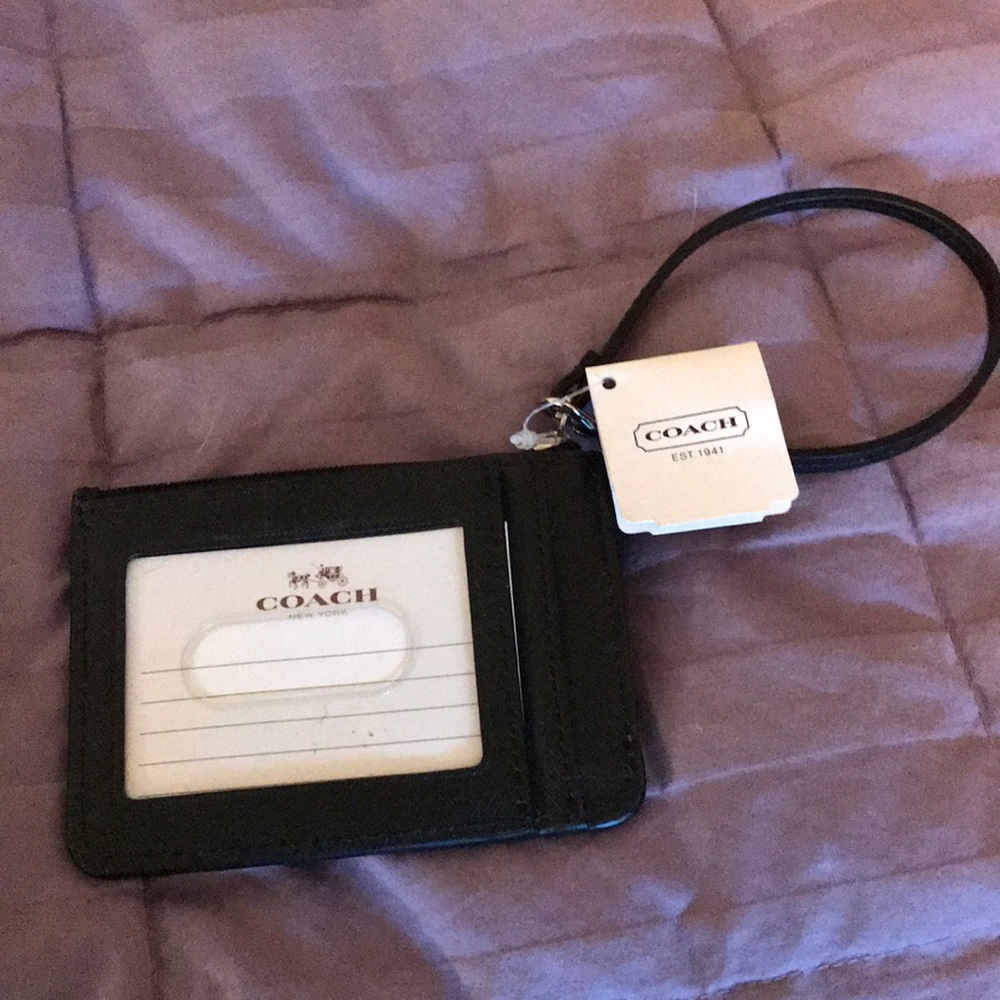 Coach ID wristlet